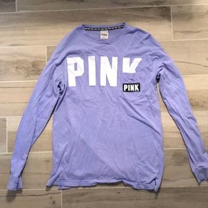 Pink/victoria secret purple long sleeve